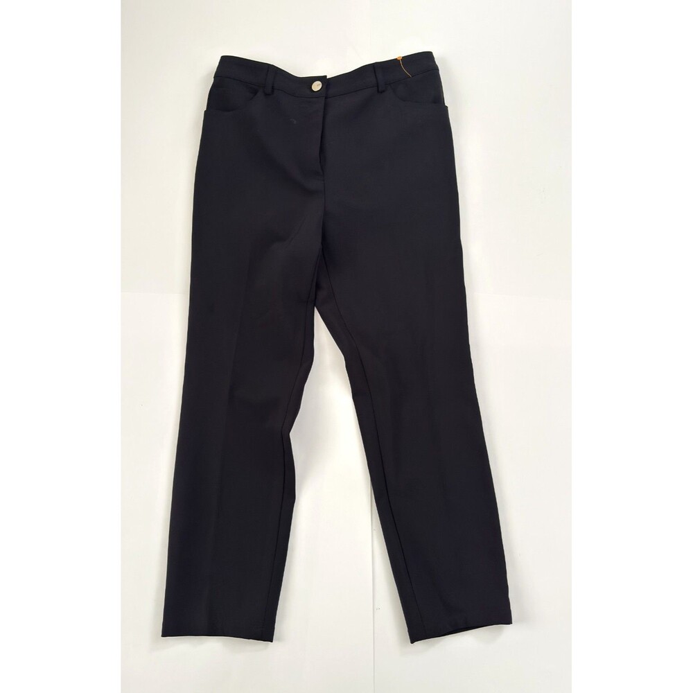Escada Women's Black Wool Dress Pants Size 40 US 8